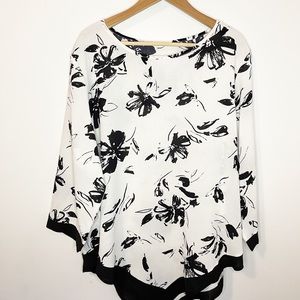 Emery Rose Plus Size Sheer Top 3XL